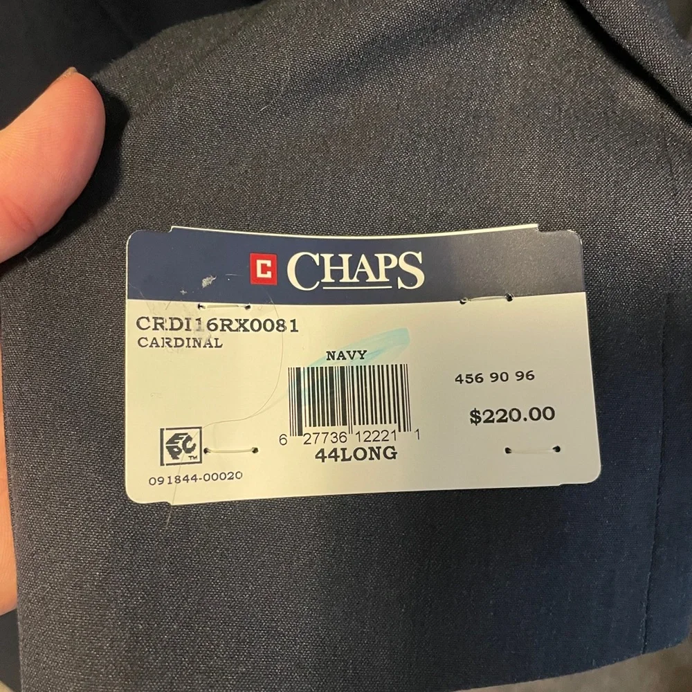 Chaps Men's Navy Blazer - Picture 4 of 5